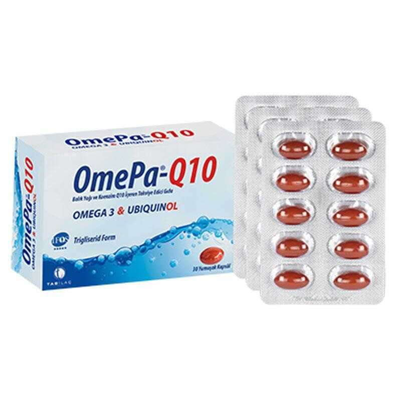 Omepa-Q10 Omega3 Ubiquinol 30 Kapsül -1