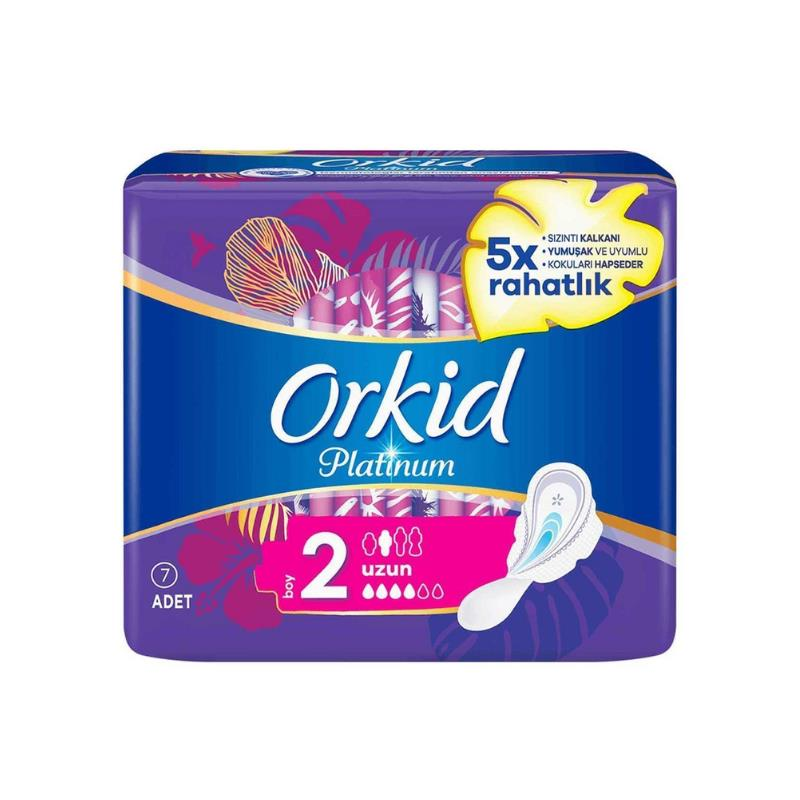 Orkid Platinum Ultra Uzun 7 Adet Hijyenik Ped -1