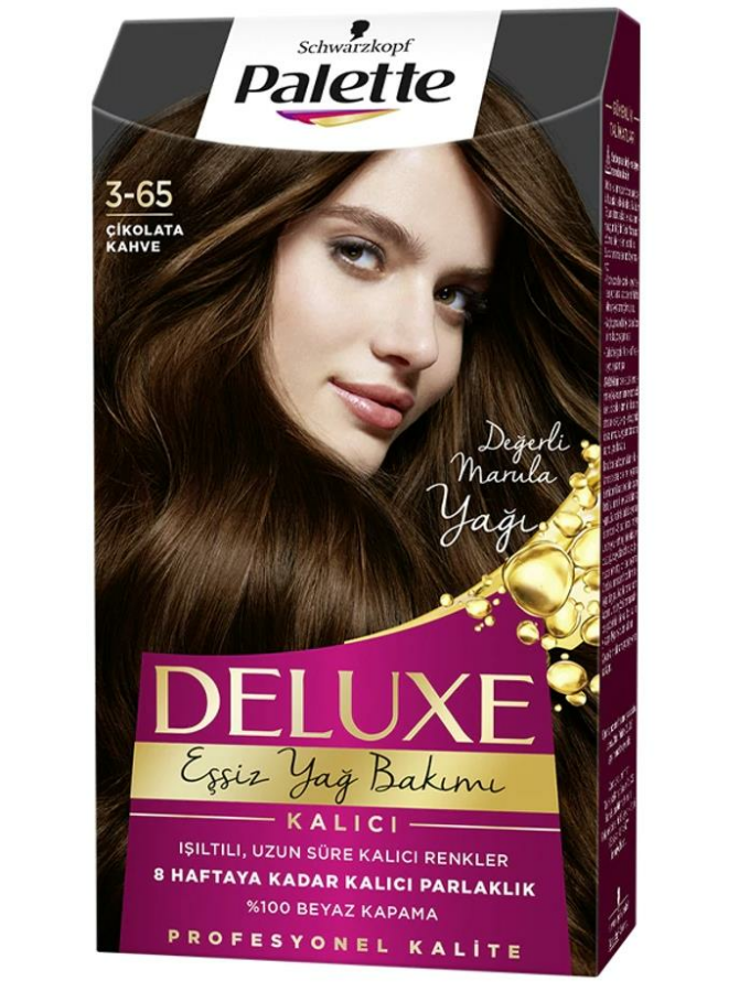Palette Deluxe 3-65 Çikolata Kahve Saç Boyası -1
