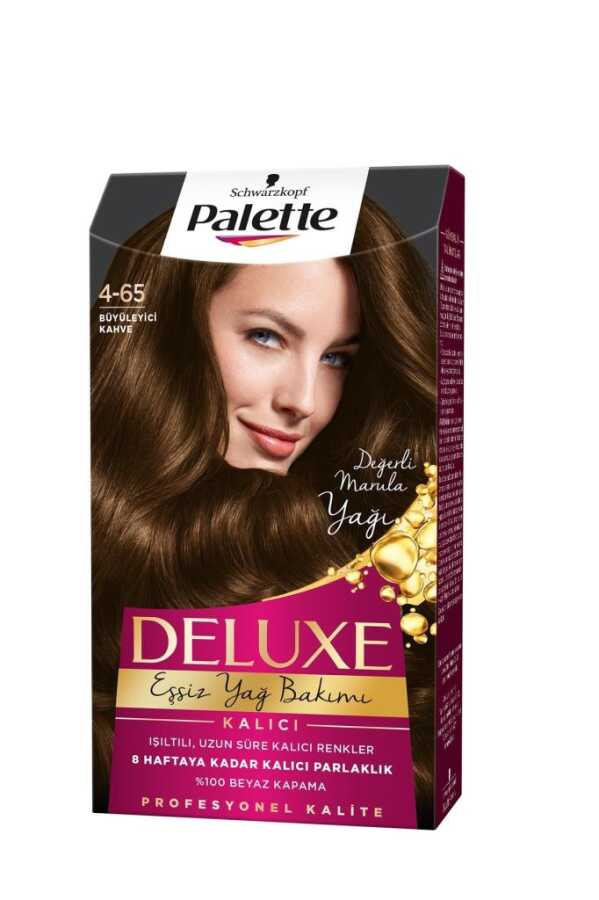 Palette Deluxe 4-65 Büyüleyici Kahve Saç Boyası -1