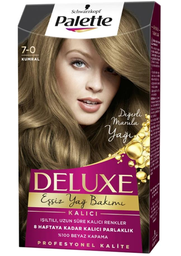 Palette Deluxe 7-0 Kumral Saç Boyası - 1
