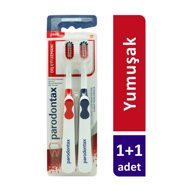 Parodontax Diş Eti Uzmanı 1+1 Diş Fırçası Yumuşak -1