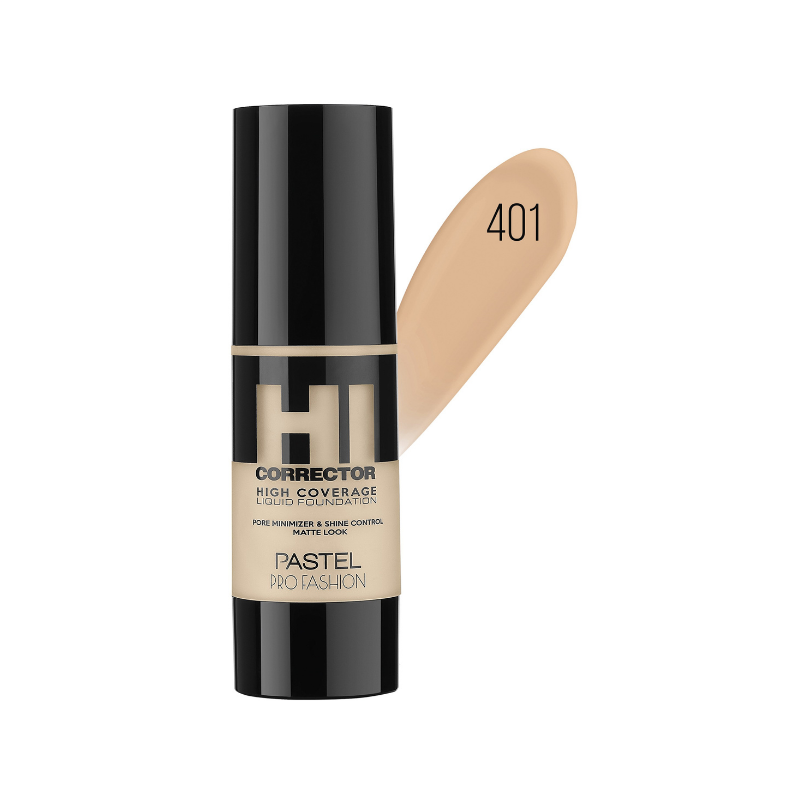Pastel High Coverage Likit Fondöten 30 ml - 401 -1
