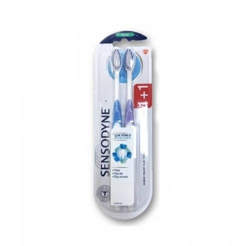 Sensodyne Çok Yönlü Koruma Diş Fırçası 1+1 Orta -1