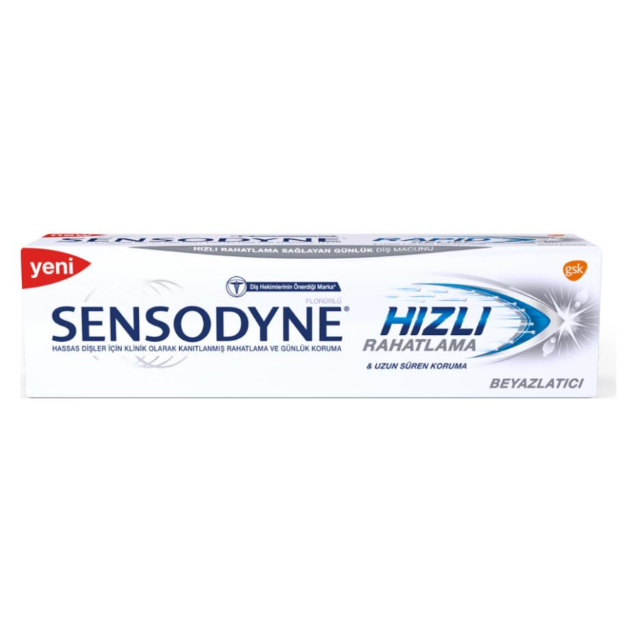Sensodyne Diş Macunu Hızlı Rahatlama Beyazlatıcı 75 ml -1