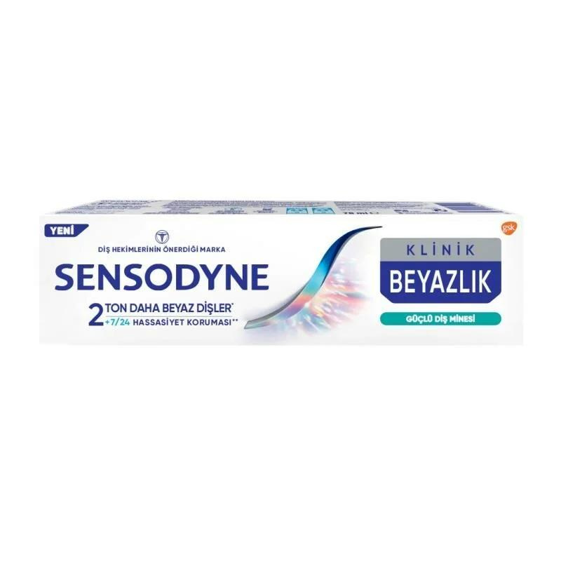 Sensodyne Klinik Beyazlık Güçlü Diş Minesi Diş Macunu 75 ml -1