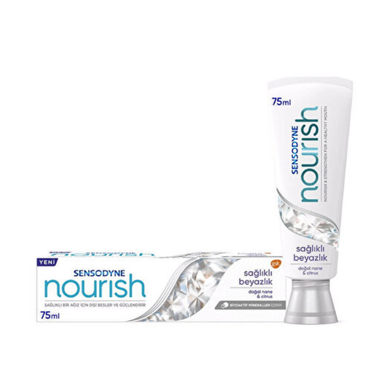 Sensodyne Nourish Sağlıklı Beyazlık Diş Macunu 75 ml -1