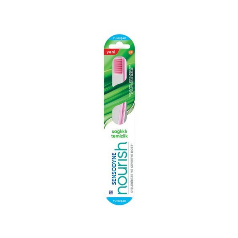 Sensodyne Nourish Sağlıklı Temizlik Yumuşak Diş Fırçası -1