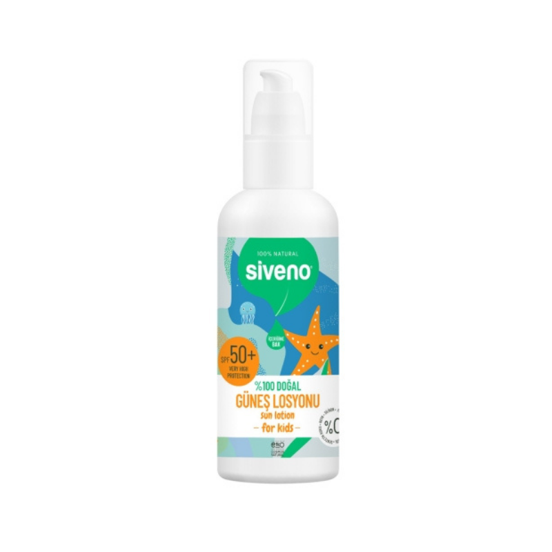 Siveno %100 Doğal Çocuklar Için Güneş Losyonu 100 ml -1