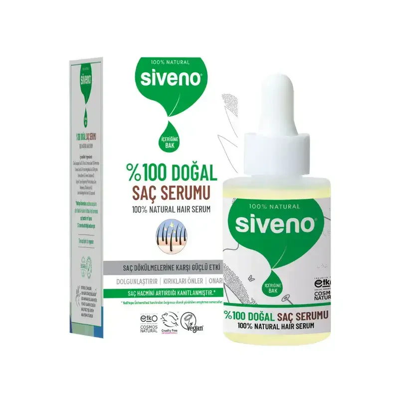 Siveno %100 Doğal Saç Serumu 30 ml -1