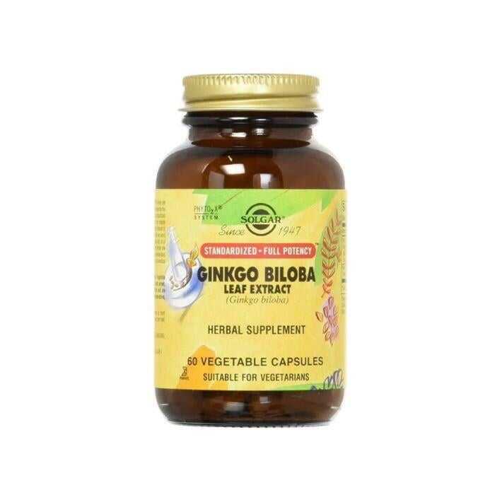 Solgar Gingko Biloba Leaf Extract 60 Kapsül -1