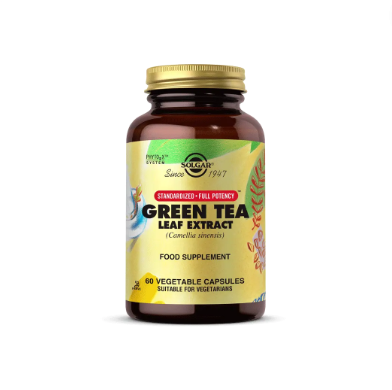 Solgar Green Tea Leaf Extract 60 Kapsül -1