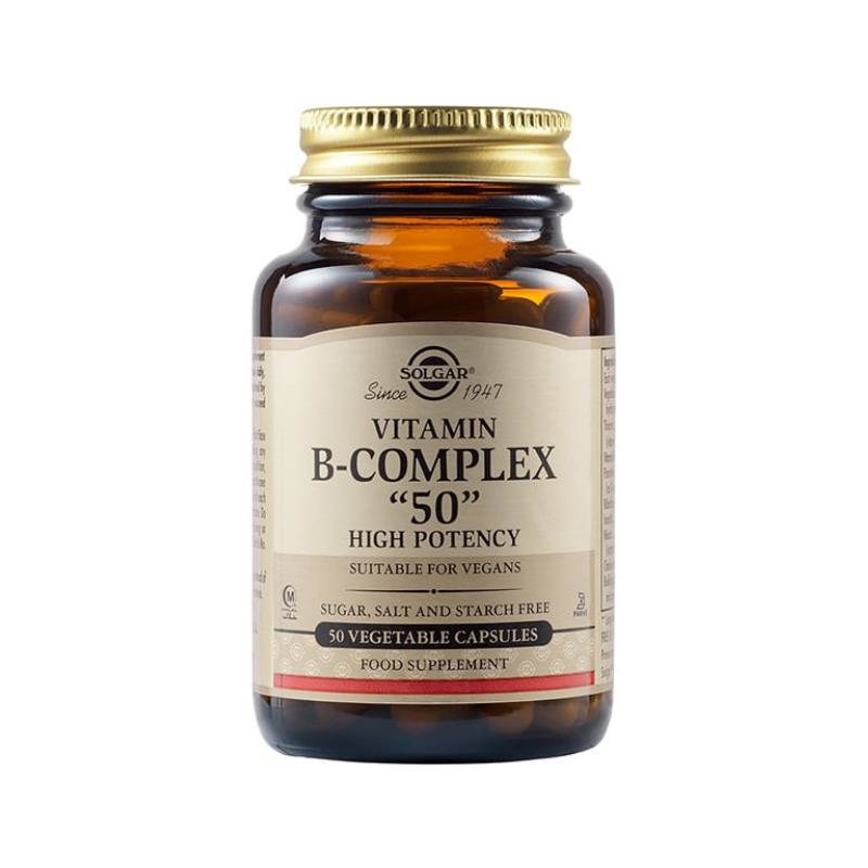 Solgar Vitamin B-Complex ''50'' 50 Kapsül -1