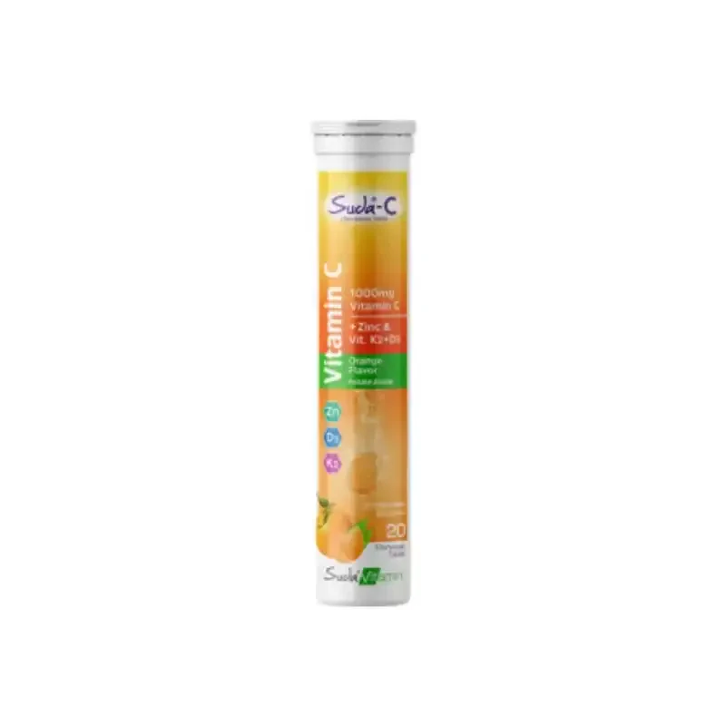 Suda Vitamin C Portakal 20 Efervesan Tablet -1