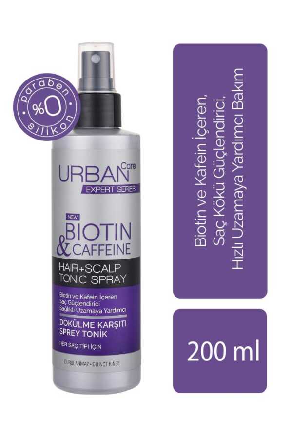 Urban Care Biotin & Caffeine Dökülme Karşıtı Sprey Tonik 200 ml -1