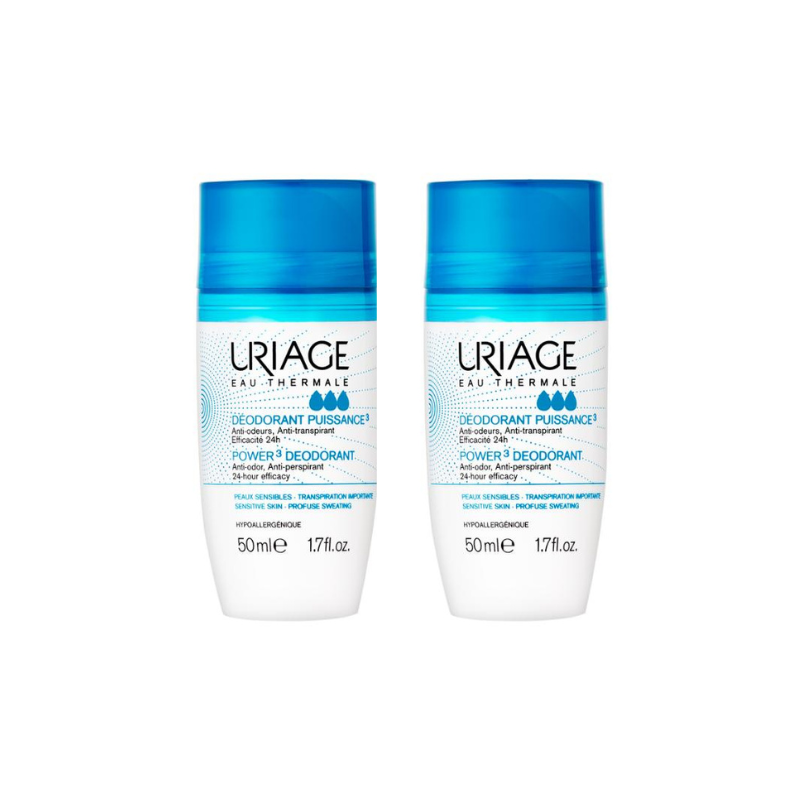 Uriage Eau Thermale Deodorant 50 ml x 2 -1