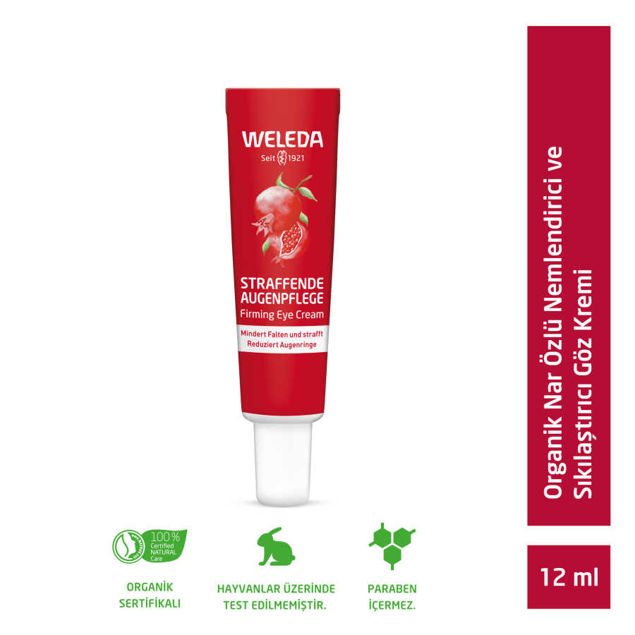 Weleda Organik Nar Özlü Nemlendirici ve Sıkılaştırıcı Göz Kremi 12 ml -1