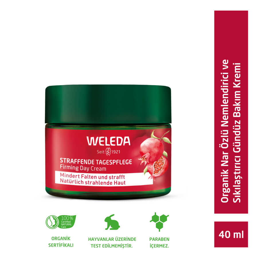 Weleda Organik Nar Özlü Nemlendirici ve Sıkılaştırıcı Gündüz Bakım Kremi 40 ml -1