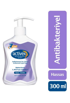 Activex Antibakteriyel Sıvı Sabun 300 ml Hassas - 1