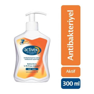 Activex Antibakteriyel Sıvı Sabun Aktif 300 ml - 1