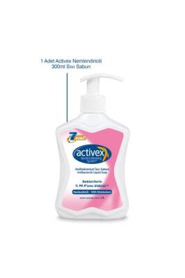Activex Antibakteriyel Sıvı Sabun Nemlendiricili 300 ml - 2