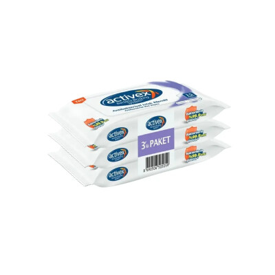 Activex Islak Mendil Hassas 3x15 Adet - 1