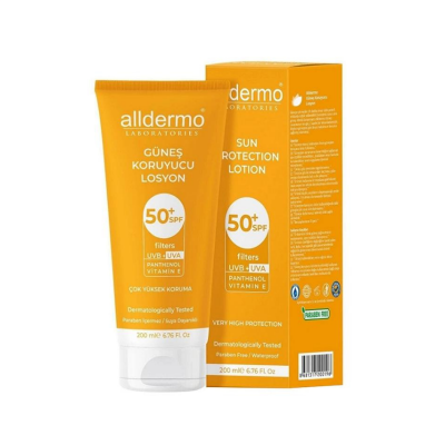 Alldermo Güneş Koruyucu Losyonu Spf50 200 ml - 1