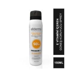 Alldermo Güneş Koruyucu Şeffaf Sprey SPF50+ 150 ml - 2