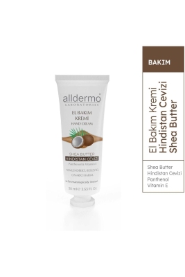 Alldermo Shea Yağı & Hindistan Cevizi El Bakım Kremi 30 ml - 1