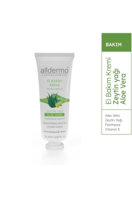 Alldermo Zeytinyağı & Aloe Vera El Bakım Kremi 30 ml - 1