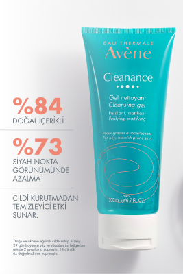 Avene Cleanance Yağlı ve Akneye Eğilimli Ciltler İçin Temizleme Jeli 200 ml - 8