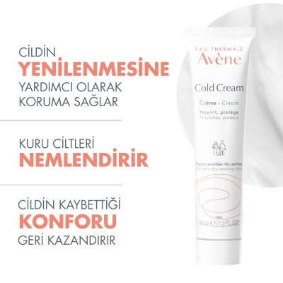 Avene Cold Cream Kuru-Çok Kuru Ciltler İçin Nemlendirici Krem 40 Ml - 9