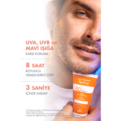 Avene Cream SPF50+ Güneş kremi 50 ml - 11