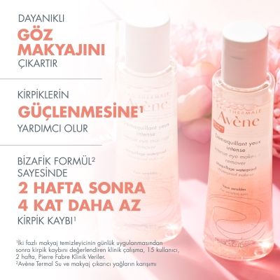 Avene Demaquillant Yeux İntense 125 ml Çift Bazlı Makyaj Temizleyici - 9