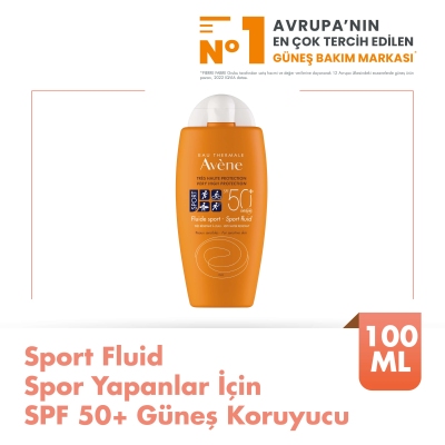 Avene Fluid Sport SPF 50+ Güneş Koruyucu Krem 100 ml - 7