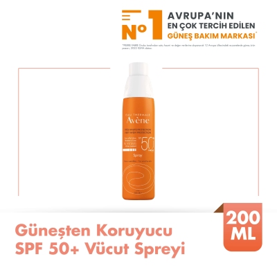 Avene Güneş Koruyucu SPF50+ Sprey 200 ml - 8