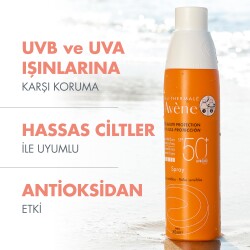 Avene Güneş Koruyucu SPF50+ Sprey 200 ml - 10