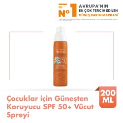 Avene Sun Care SPF50+ Çocuklar Için Sprey 200 ml - 8