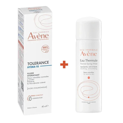 Avene Tolerance Hydra-10 Hydrating Fluid 40 ml + Termal Su 50 ml HEDİYELİ - 1