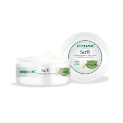 Bebak Aloe Vera Soft Nemlendirici Bakım Kremi Kavanoz 300 ml - Bebak