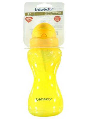 Bebedor 8504 Pipetli Sportif Bardak Neon Sarı - 1