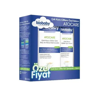 Biobaby Kuru ve Atopik Ciltler için Şampuan ve Krem Seti - 2