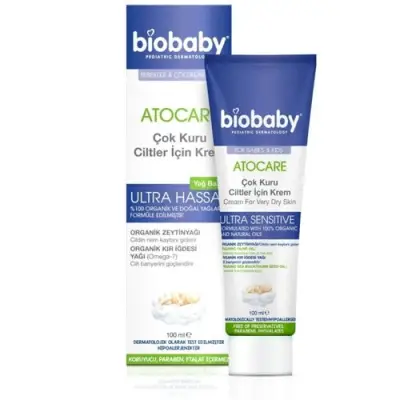 Biobaby Kuru ve Çok Kuru Ciltler İçin Krem 100 ml - 1