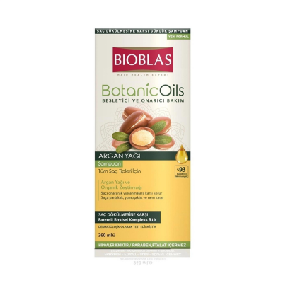 Bioblas Botanic Oils Argan Şampuan 360 ml - 2