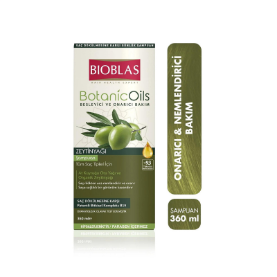 Bioblas Botanic Oils Zeytinyağı Şampuan 360 ml - 2