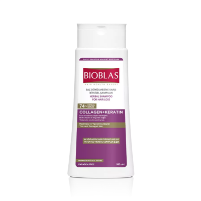 Bioblas Collagen Keratin Onarıcı Bitkisel Şampuan 360 ml - 1