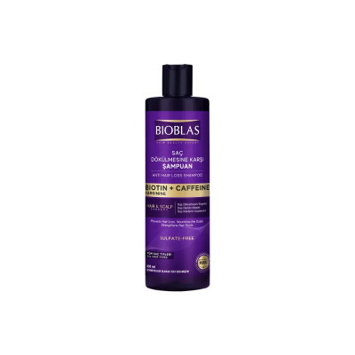 Bioblas Kafein & Biotin Saç Dökülmesi Karşıtı Şampuan 400 ml - 1