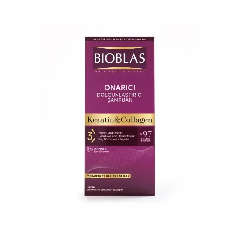 Bioblas Kolajen ve Keratin Onarıcı Şampuan 360 ml -1
