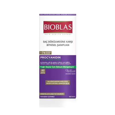Bioblas Procyanidin Yağlı Saçlar İçin Sebum Dengeleyici Şampuan 360 ml - 4