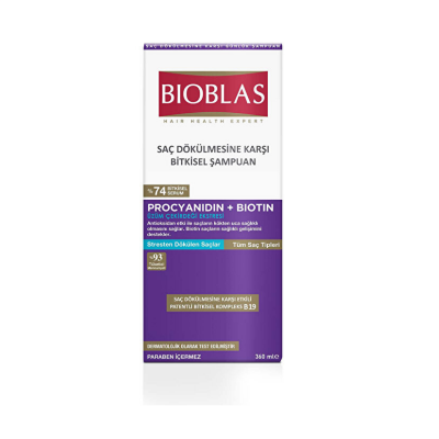 Bioblas Saç Dökülmesine Karşı Bitkisel Şampuan 360 ml - 2